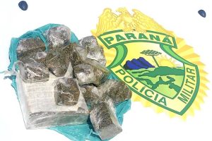 Apreensão de drogas da PM em Paranaguá