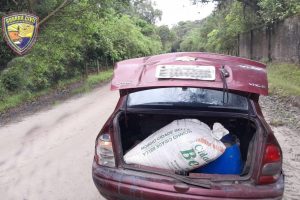 Carro recuperado pela GCM em Paranaguá