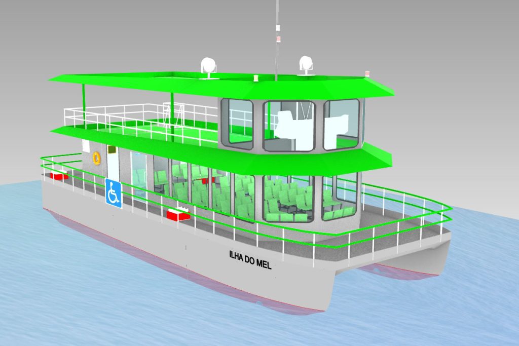 Embarcações irão proporcionar um serviço mais moderno de travessia. Foto: Divulgação/DER