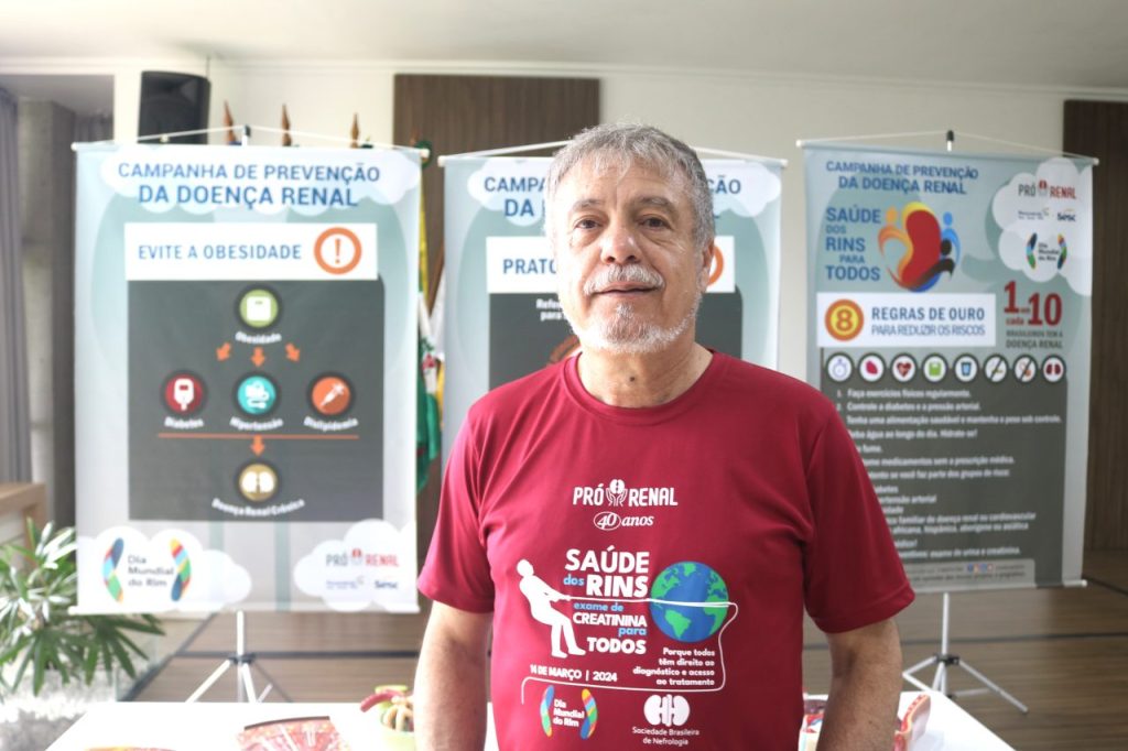 José Eduardo – Coordenador do setor de prevenção da Fundação Pro Renal  – foto Maickon Chemure (1)