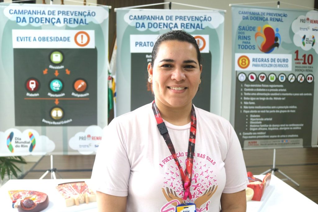 Katiane Arndt – técnica de atividades em educação em saúde – foto Maickon Chemure