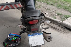 Moto recuperada pela GCM em Paranaguá 2