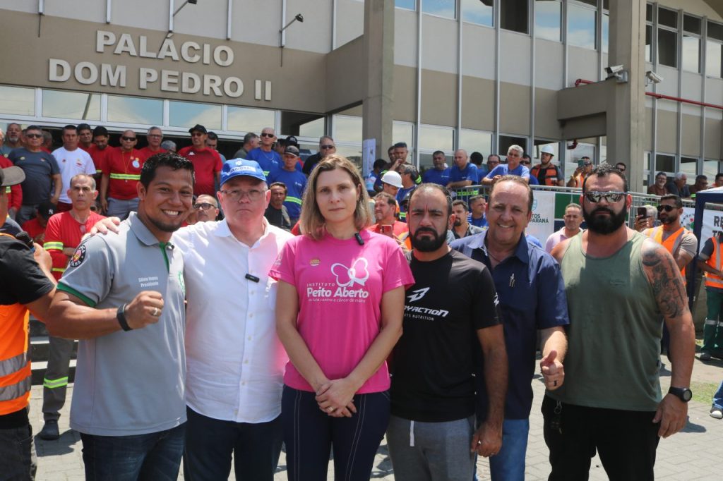 SILVIO NUNES, ADALBERTO ARAUJO, FABIANA PARRO, EDILSON CAETANO, CHIQUINHO E MARCELO PEKE – FOTO MAICKON CHEMURE (2)