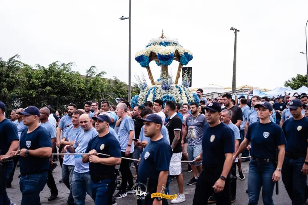 211ª Procissão de Nossa Senhora do Rocio marcou a Festa Estadual, na sexta-feira (15), com a presença de 100 mil devotos. Foto: Divulgação