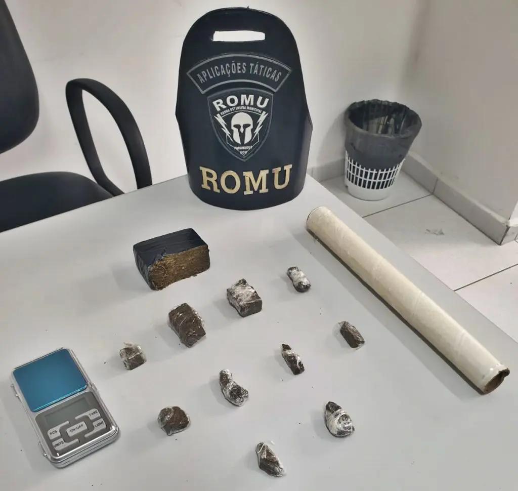 Apreensão de drogas na Ilha dos Valadares Romu