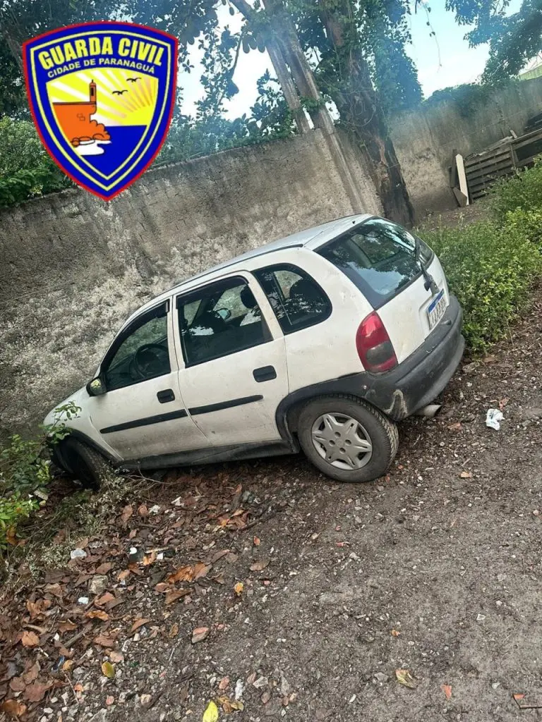 Carro recuperado pela GCM 1