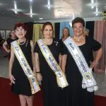 Maria Joaquina Vicentini, Mercia Sueli Mercer e Neusa Maria Vieira Silva foram escolhidas como a Realeza da Oktoberfest 60+ de Matinhos. Foto: Prefeitura de Matinhos