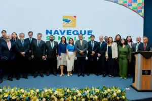 Lançamento dos Grupos de Trabalho ocorreu na sede do Ministério de Portos e Aeroportos, em Brasília. Foto: Divulgação.
