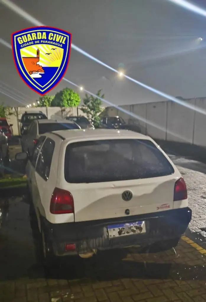 GCM recupera carro em Paranaguá
