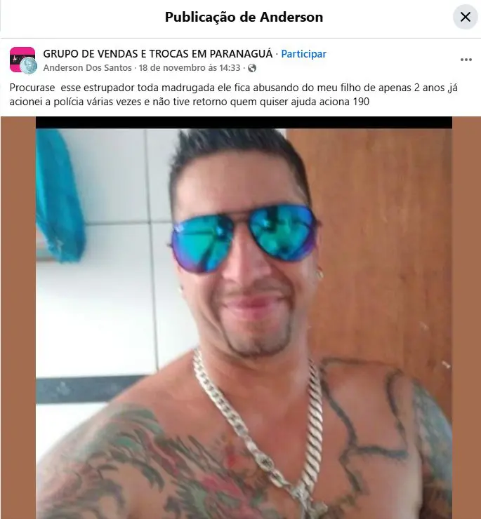 PUBLICAÇÃO FALSA