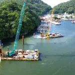 Obras da Ponte de Guaratuba completam seis meses e chegam a 27,1% de execução