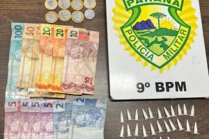 Apreensão de 27 pinos de cocaína em Matinhos