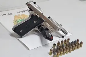 Apreensão de arma de fogo em Paranaguá