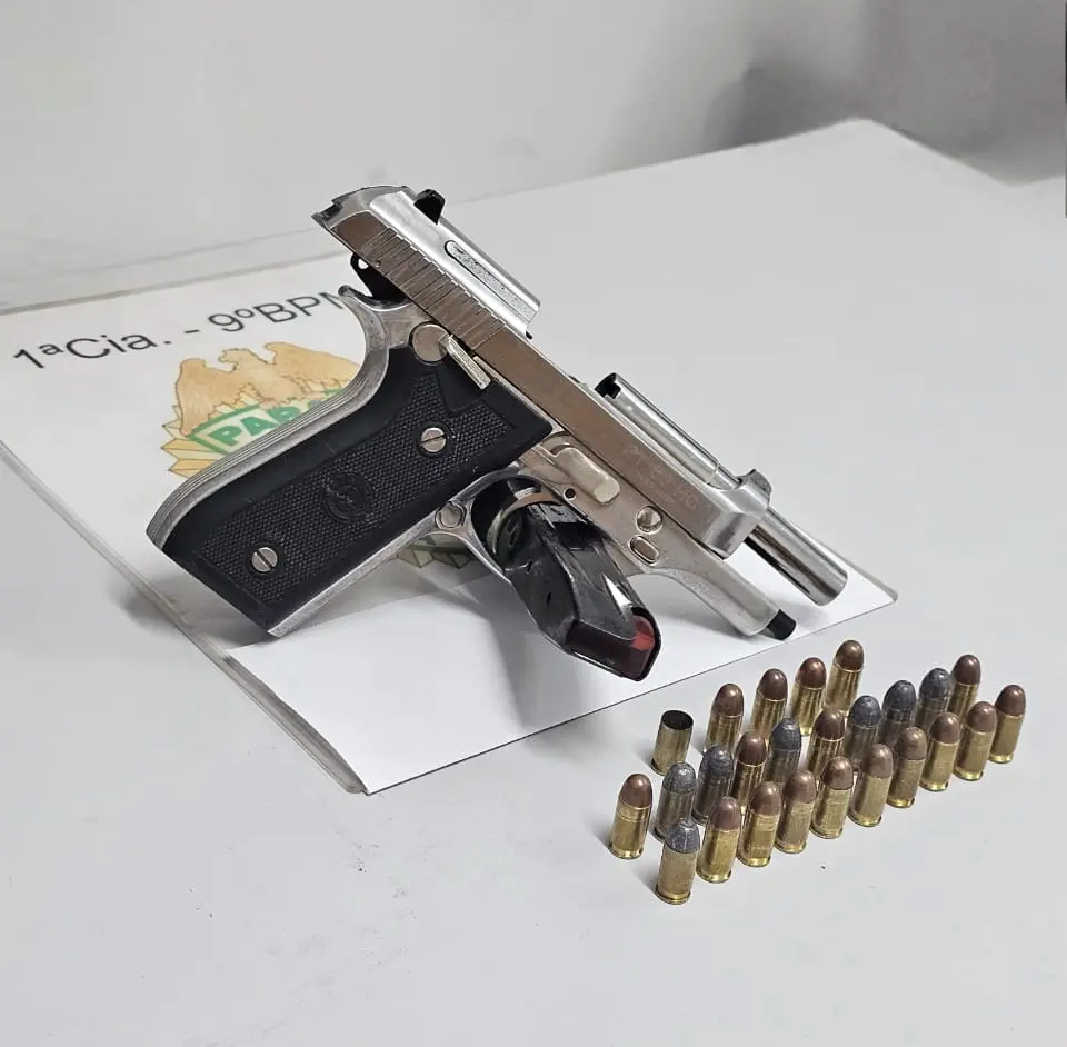 Apreensão de arma de fogo em Paranaguá