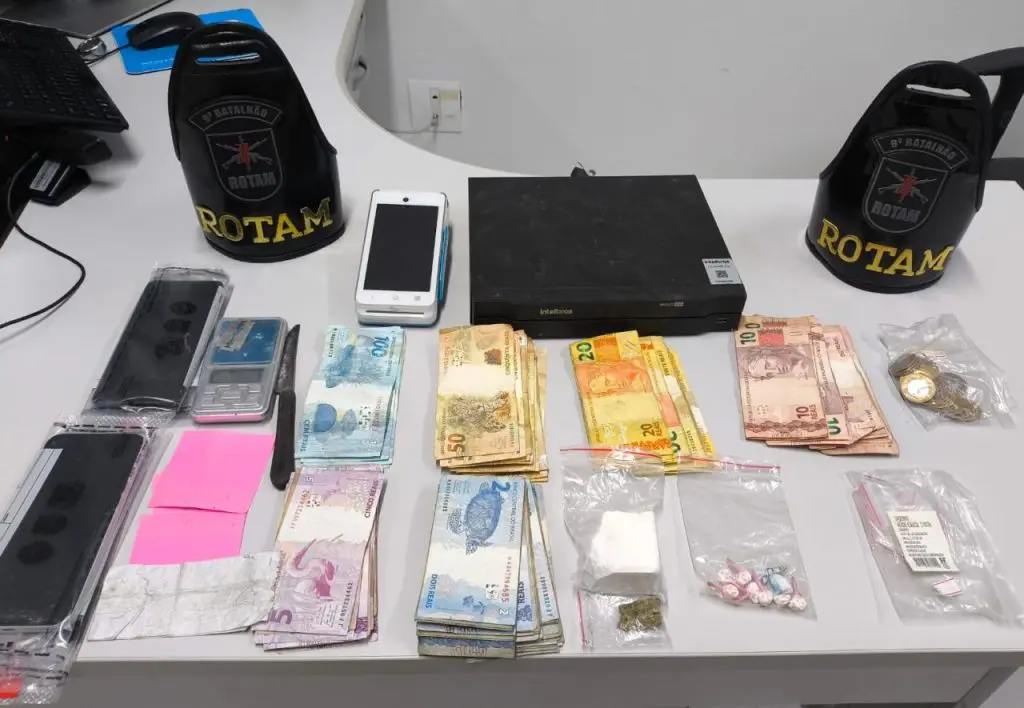 Apreensão de drogas – Rotam – Vila Cruzeiro – Paranaguá
