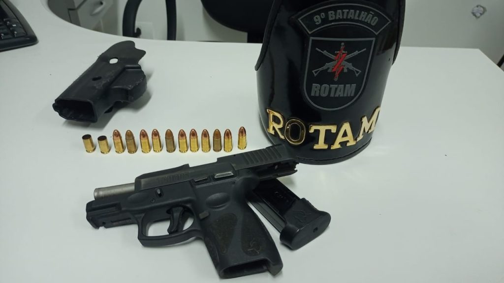 Apreensão de pistola após tiros na Vila Guarani