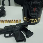 Apreensão de pistola após tiros na Vila Guarani
