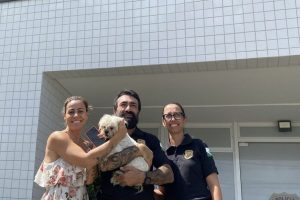 Câo devolvido para a vítima