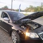 Carro recuperado em Guaratuba