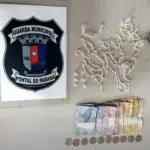 Drogas apreendidas pela GCM em Pontal do Paraná
