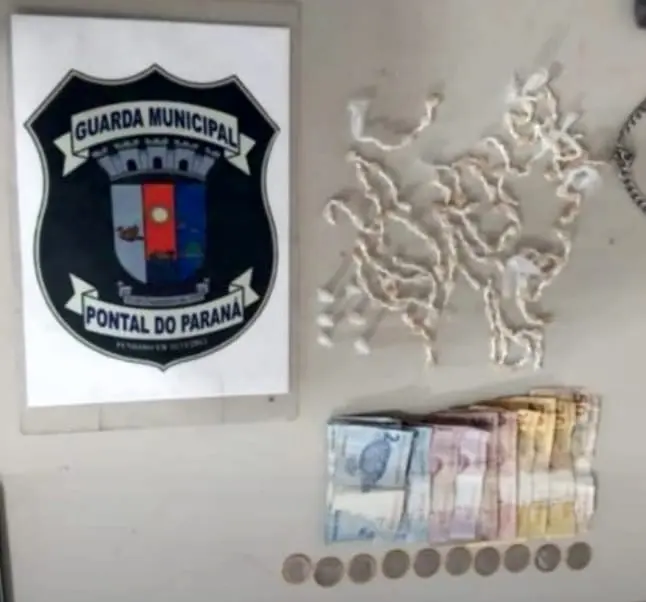 Drogas apreendidas pela GCM em Pontal do Paraná