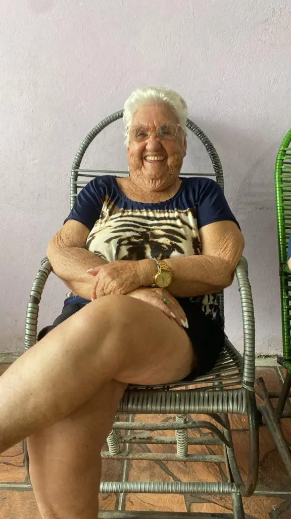 Depois de ter o sonho realizado, agora ela só quer saber de viver sossegada e com saúde. Foto: Arquivo pessoal