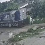 atropelado trem