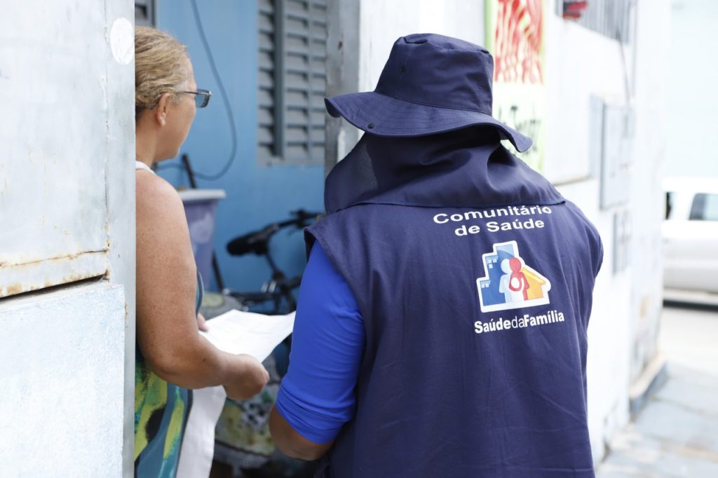 Agente comunitario Foto – Jhonatan Cantarelle-Agência Saúde