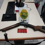 Apreensão de arma em Guaratuba