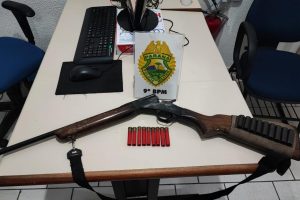 Apreensão de arma em Guaratuba