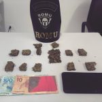 Apreensão de drogas da Romu no Centro Histórico