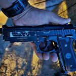 Apreensão de réplica de pistola na Ilha das Peças