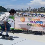 Campeonato foi promovido em parceria com a Red Bull e agitou a programação de atividades no fim de semana, em Matinhos. Foto: SEES