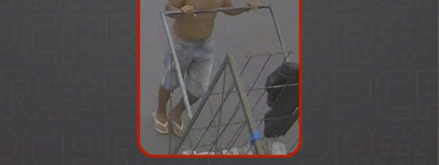 Imagens homem suspeito homicídio Guaratuba