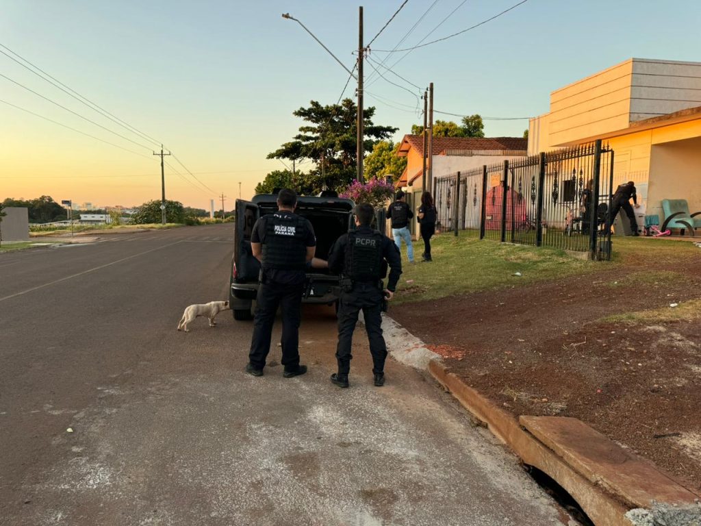 Operação Tráfico de Drogas Polícia Civil