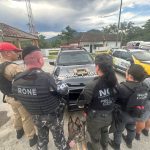 Operação da PM apreensaõ de drogas na PR-508