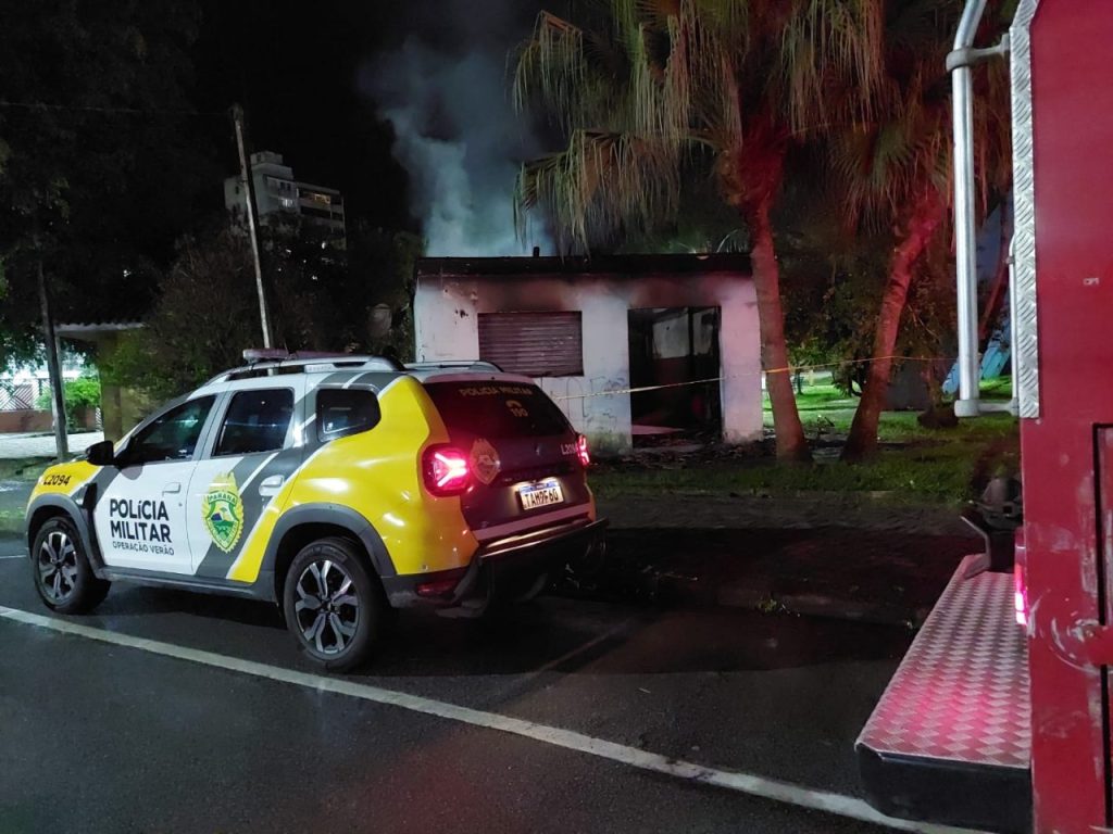 Quiosque Incêndio Paranaguá 2
