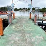 Laje que dá acesso ao trapiche do Palco Tutóia está comprometida, com risco de desabamento, diz prefeitura.