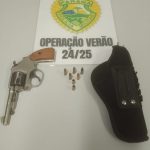 Apreensão de arma de fogo em Paranaguá