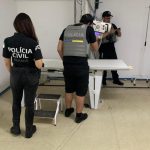 Raio-X que foi doado a Matinhos pelo Governo do Estado foi localizado, em funcionamento, na Maxi Clinic de Almirante Tamandaré. Foto: Fabiano Nogueira/PCPR