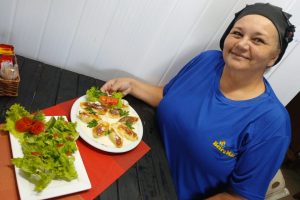 Em Pontal há menos de um ano e apostando em seus sonhos, Cristina Ferreira comemora o sucesso do Conchiglione com carne de caranguejo. Foto: Divulgação