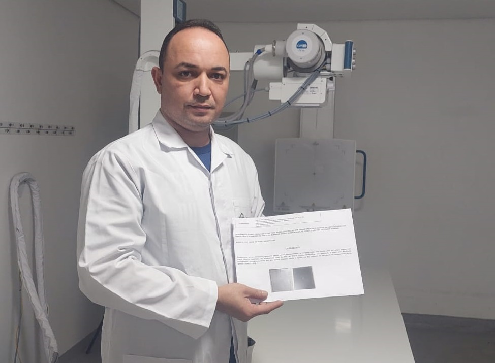 Máquina de Raio-X desviada de maternidade de Matinhos foi encontrada na RMC. Foto: Fabiano Nogueira/PCPR
