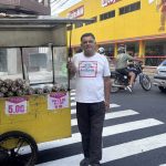 Geremias Cardoso, gerente de uma loja, diz que o asfalto novo vai trazer benefícios para a região. Foto: Maisy Pires/ JB Litoral