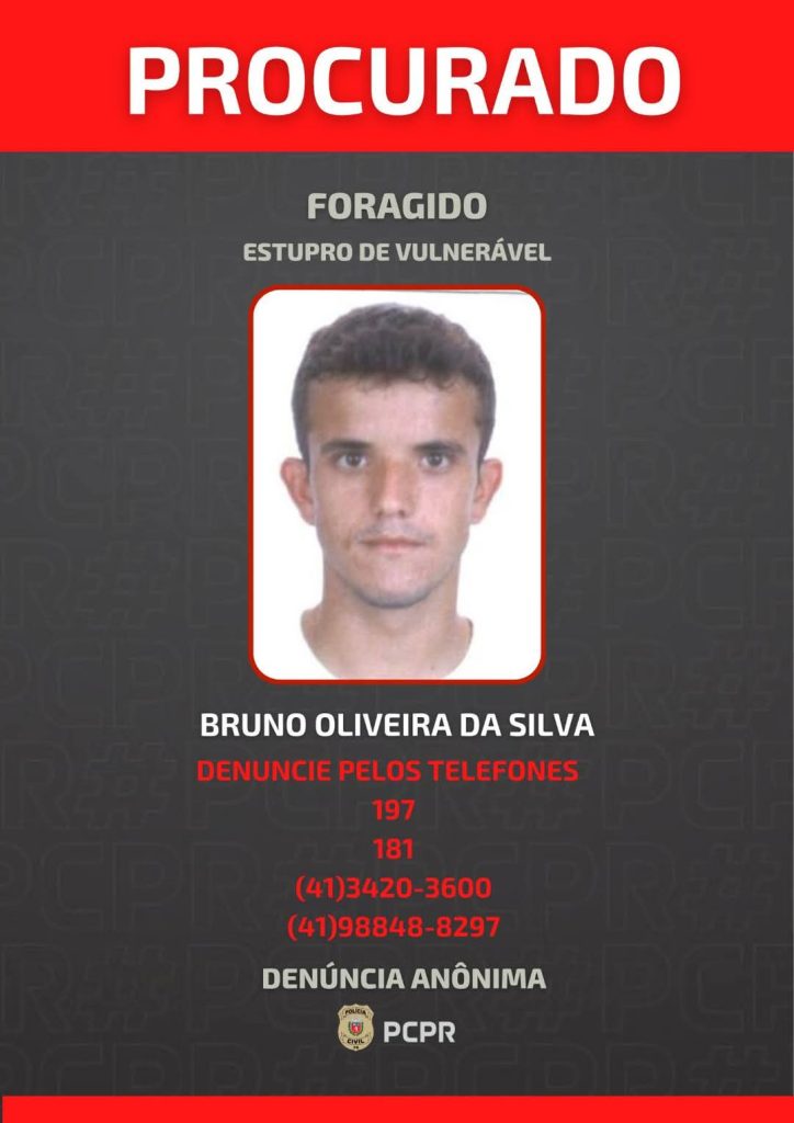 Foragido crimes sexuais Paranaguá 11