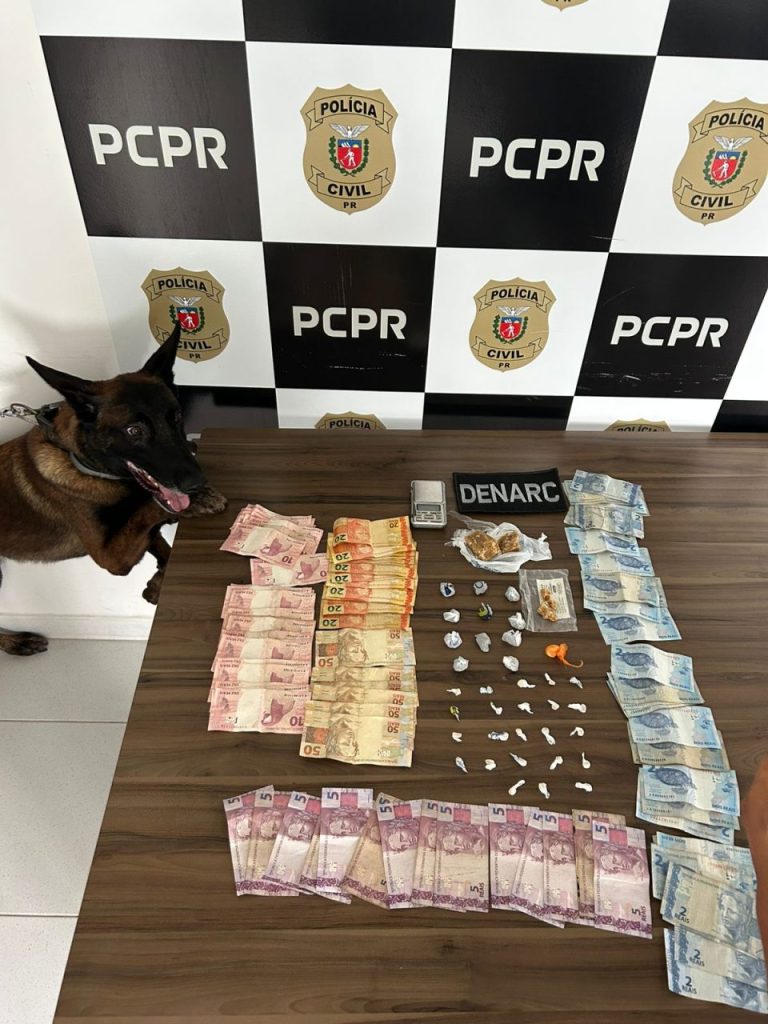 Homem preso em flagrante por tráfico de drogas em Paranaguá – Polícia Civil 1