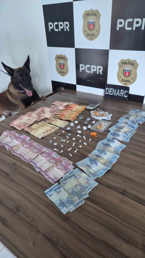 Homem preso em flagrante por tráfico de drogas em Paranaguá – Polícia Civil 2