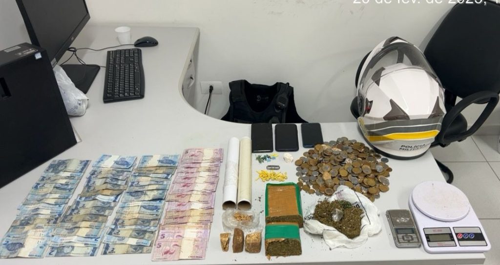 Prisão por tráfico de drogas – Ação da PM em Paranaguá