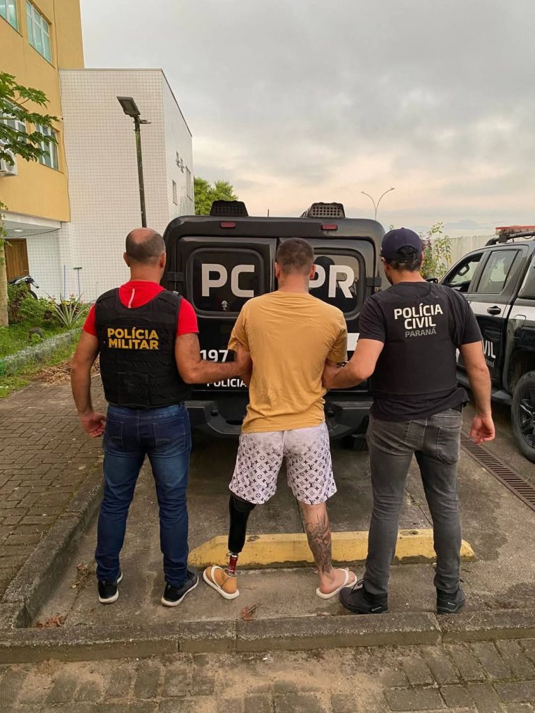 Prisão procurado pela Justiça Paranaguá