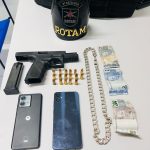 Rotam apreensão de pistola Paranaguá