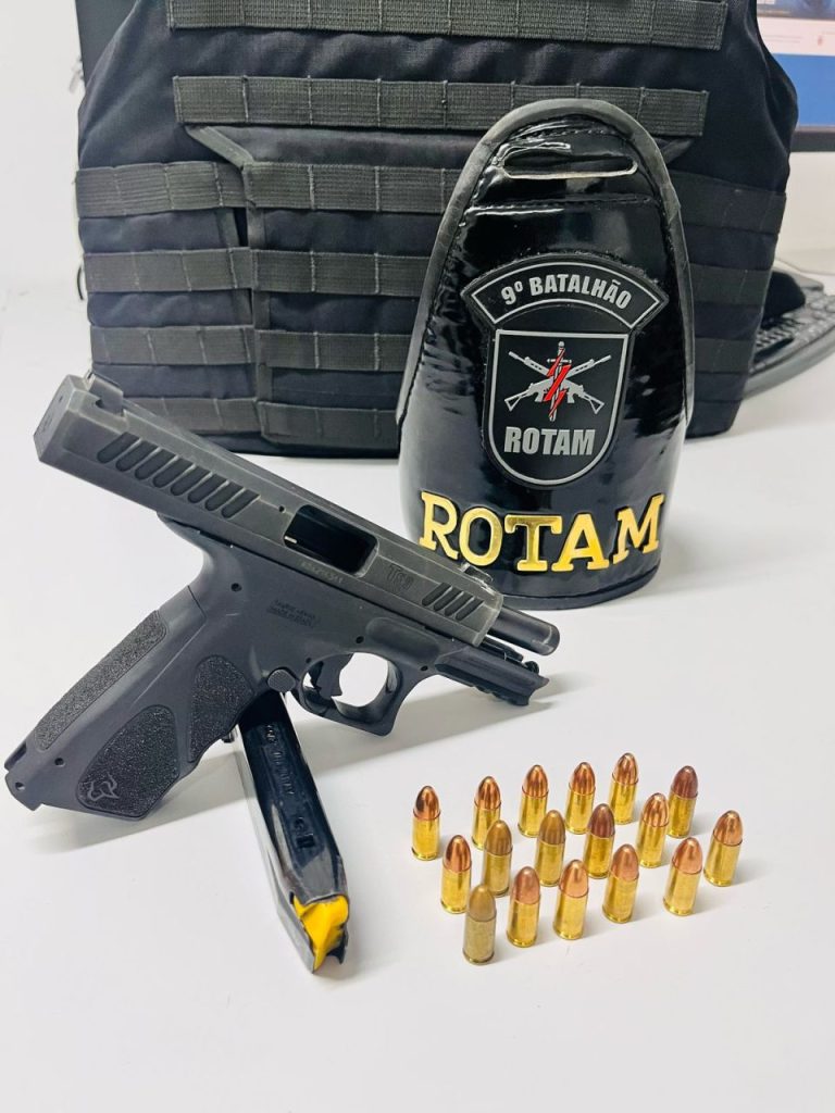 Rotam apreensão de pistola Paranaguá 3